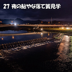 夜の鮎やな